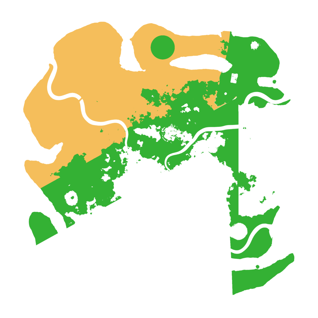 Biome Rust Map: Procedural Map, Size: 3500, Seed: 265379203