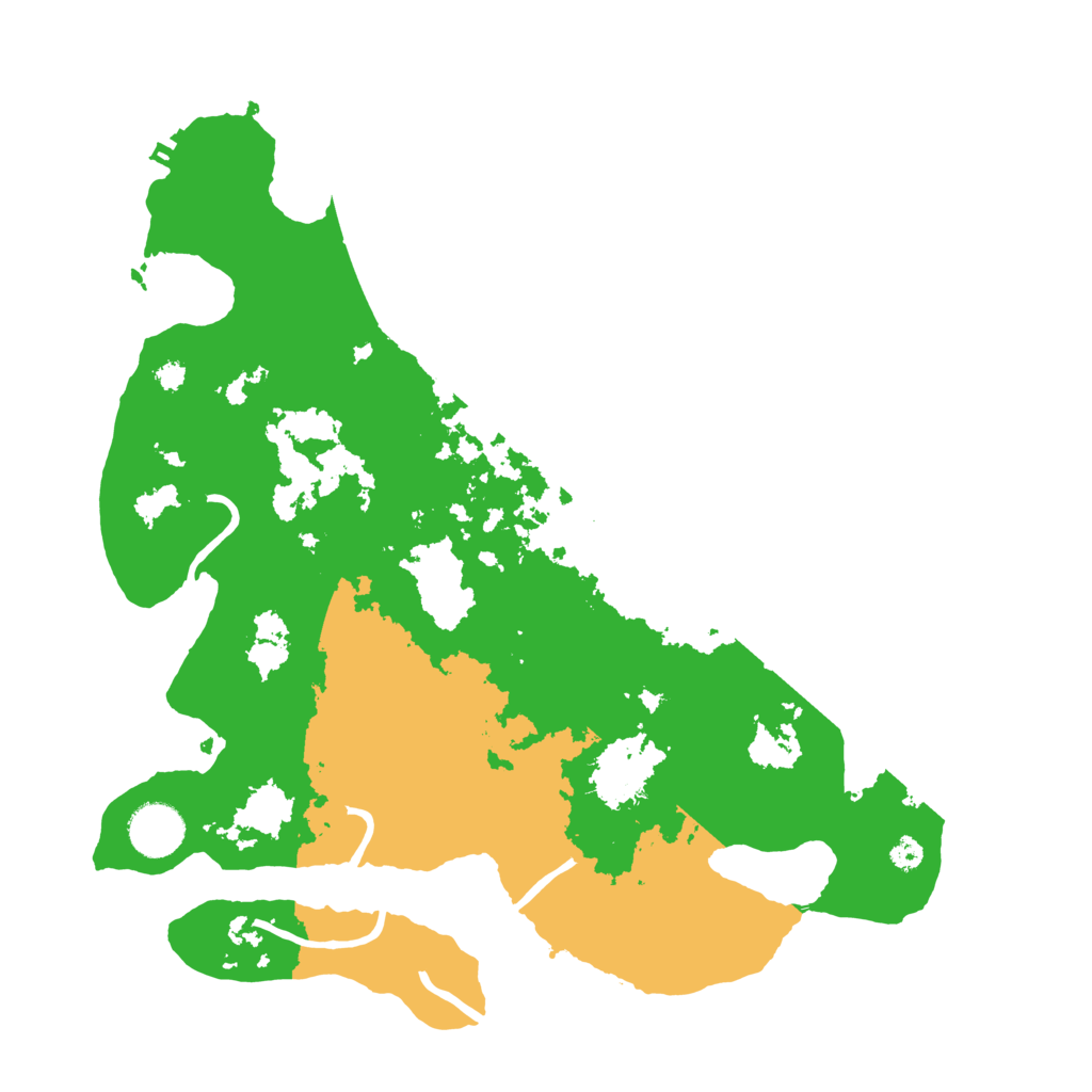 Biome Rust Map: Procedural Map, Size: 3500, Seed: 619140767