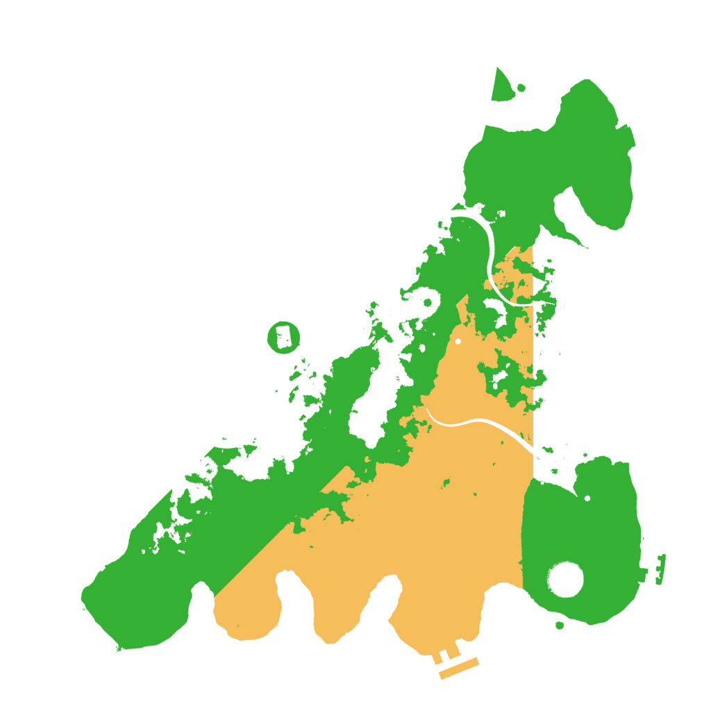 Biome Rust Map: Procedural Map, Size: 3500, Seed: 1548756954
