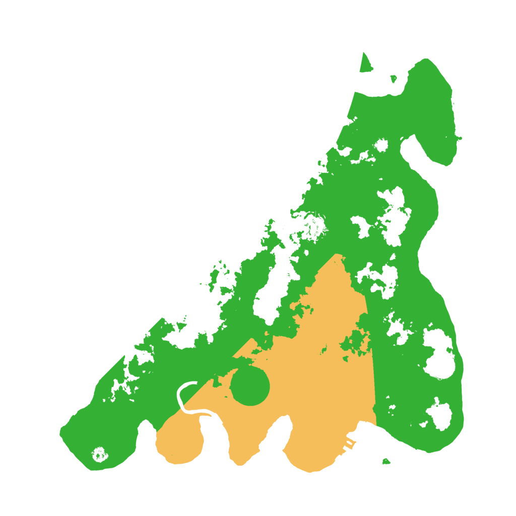 Biome Rust Map: Procedural Map, Size: 3500, Seed: 1548756954