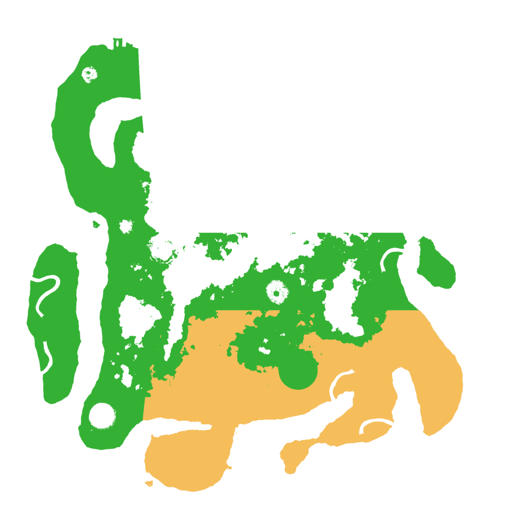Biome Rust Map: Procedural Map, Size: 3500, Seed: 672546062
