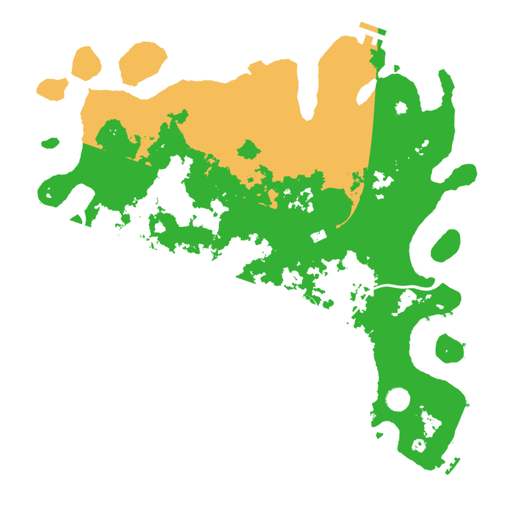 Biome Rust Map: Procedural Map, Size: 3800, Seed: 838244014