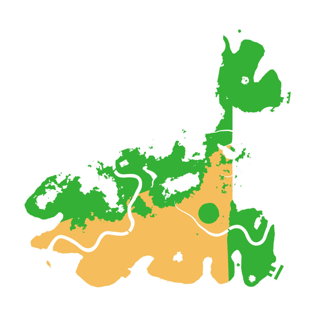 Biome Rust Map: Procedural Map, Size: 4000, Seed: 50202