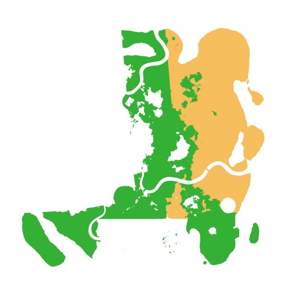 Biome Rust Map: Procedural Map, Size: 3500, Seed: 95095934