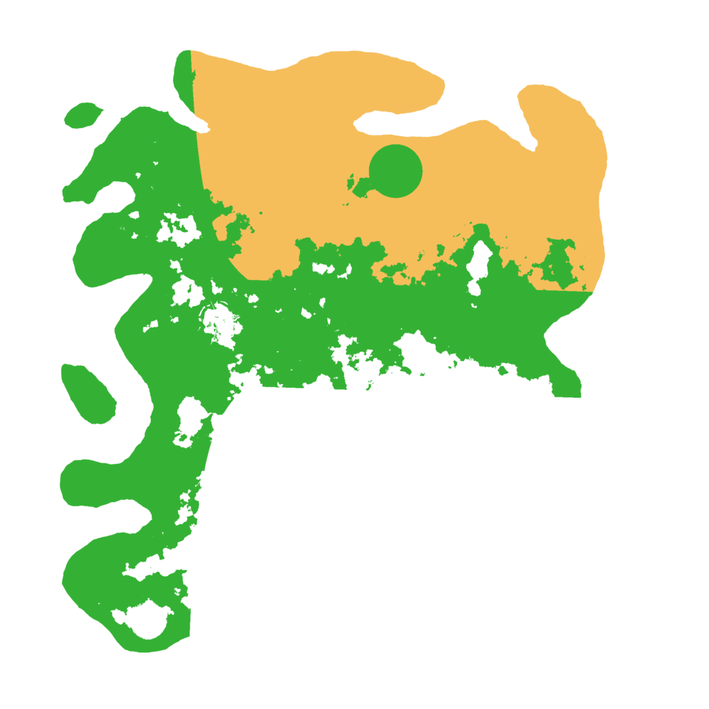 Biome Rust Map: Barren, Size: 3500, Seed: 1186597568