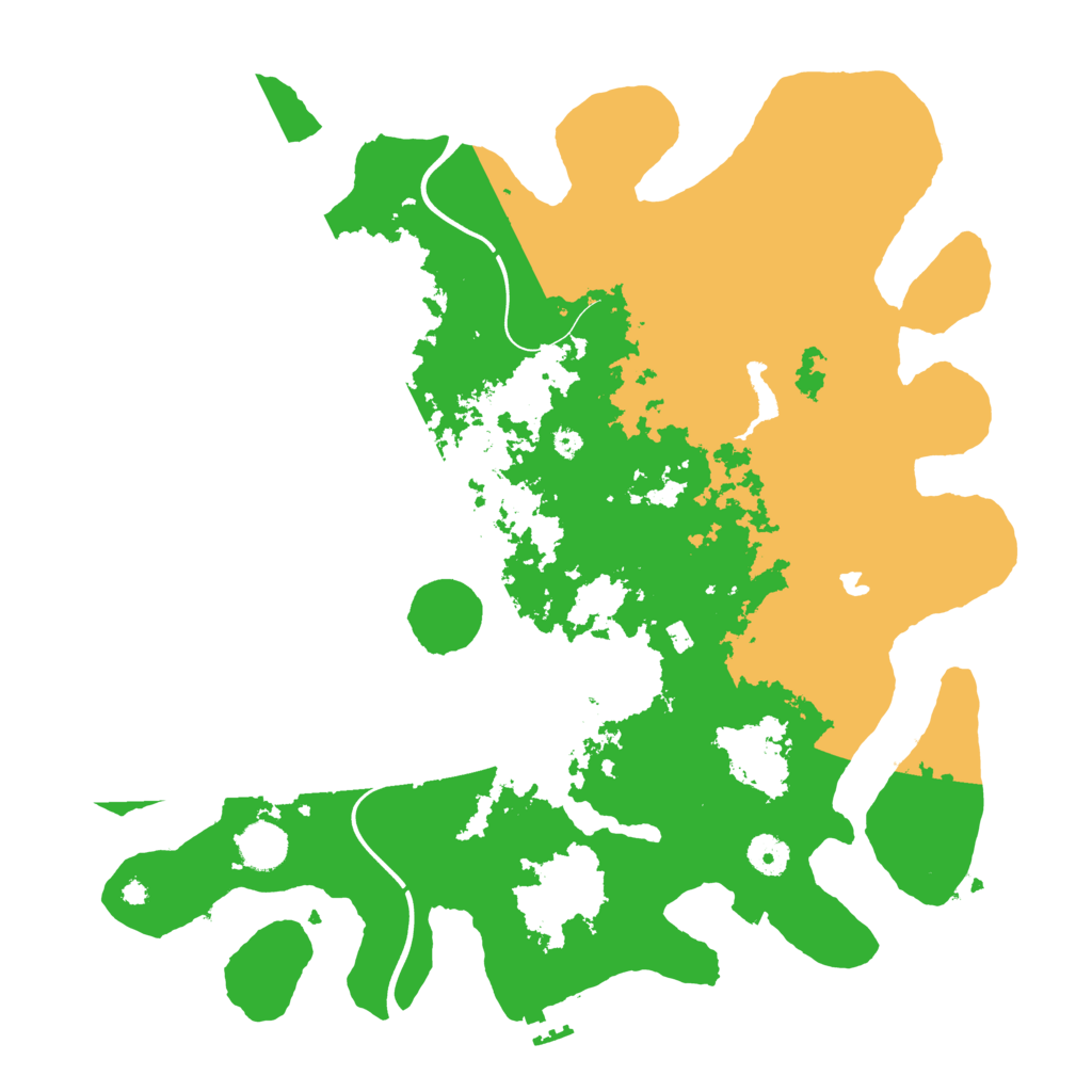 Biome Rust Map: Procedural Map, Size: 4000, Seed: 64315
