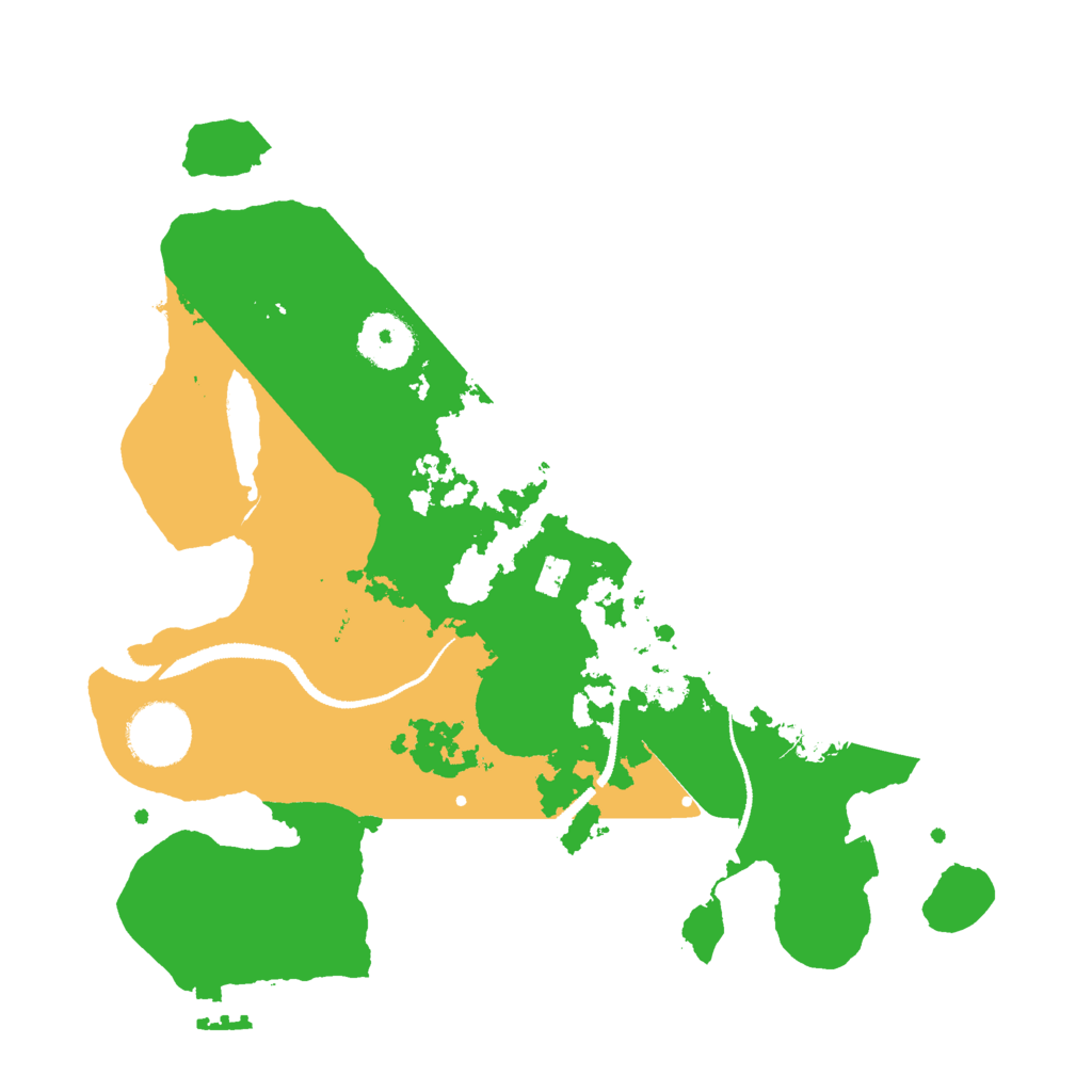 Biome Rust Map: Procedural Map, Size: 3000, Seed: 2341234