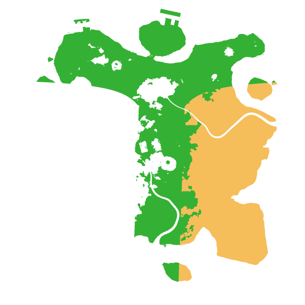 Biome Rust Map: Procedural Map, Size: 3000, Seed: 71691246