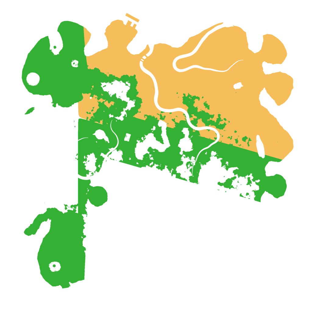 Biome Rust Map: Procedural Map, Size: 4300, Seed: 5654909
