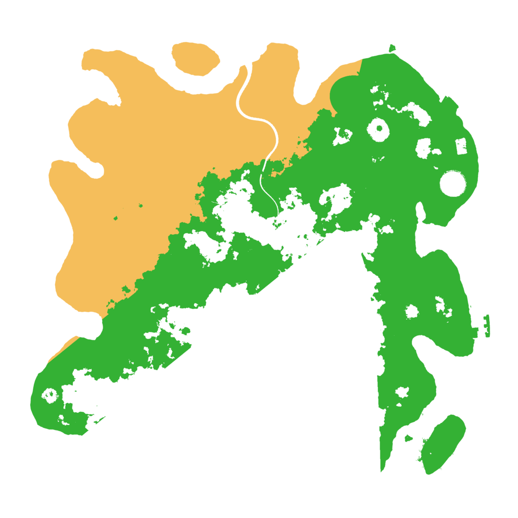 Biome Rust Map: Procedural Map, Size: 3500, Seed: 1258851591