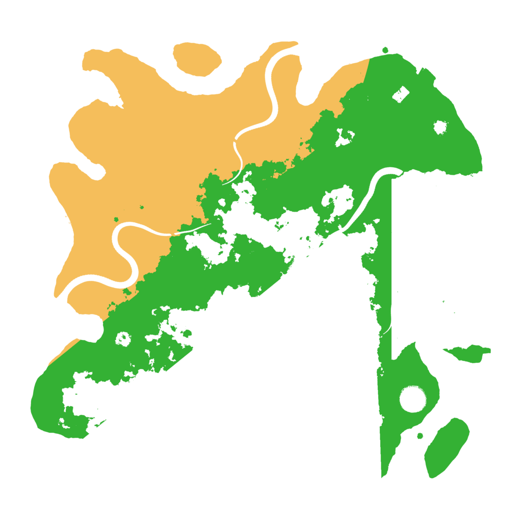 Biome Rust Map: Procedural Map, Size: 3500, Seed: 1258851591