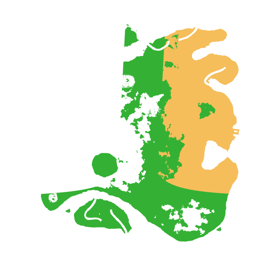 Biome Rust Map: Procedural Map, Size: 3000, Seed: 764534