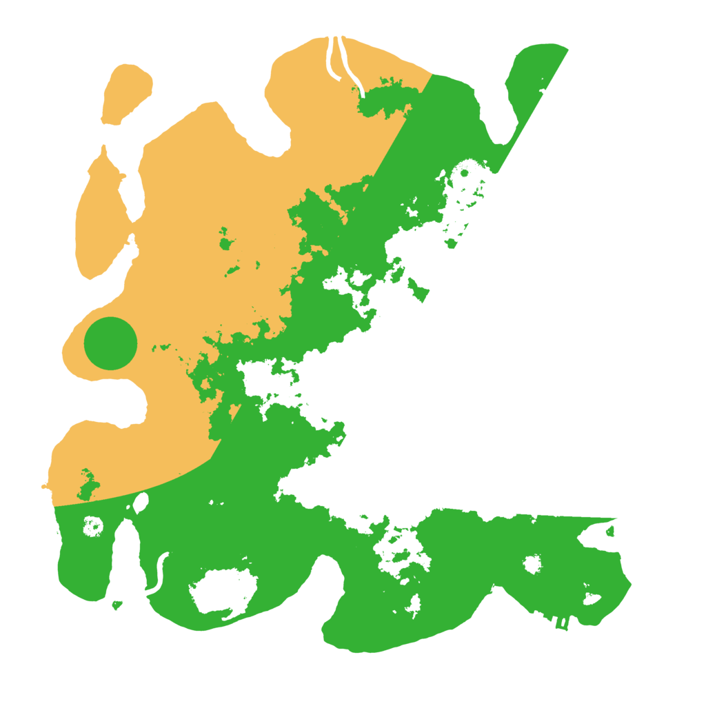 Biome Rust Map: Procedural Map, Size: 3500, Seed: 1695244410