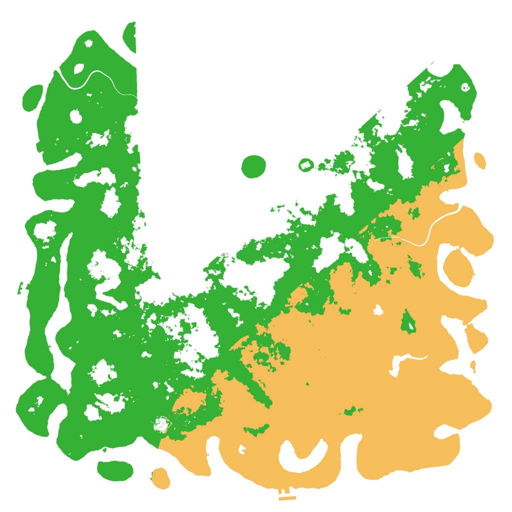 Biome Rust Map: Procedural Map, Size: 6000, Seed: 7803475