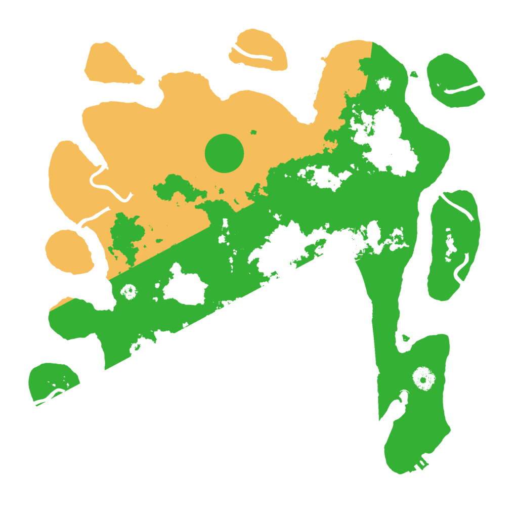 Biome Rust Map: Procedural Map, Size: 3500, Seed: 307156800