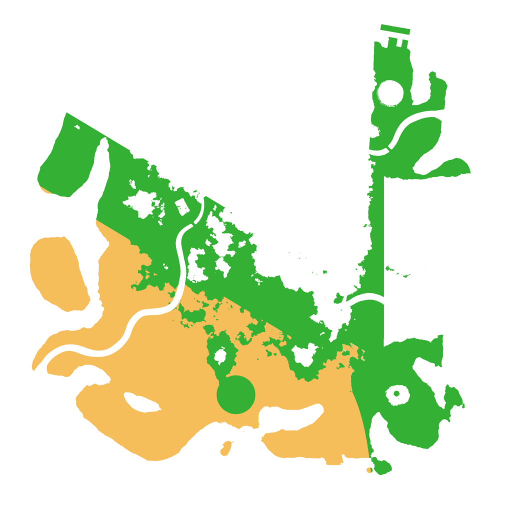 Biome Rust Map: Procedural Map, Size: 3500, Seed: 998432061