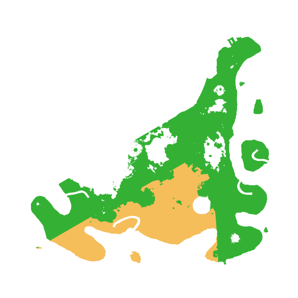 Biome Rust Map: Procedural Map, Size: 3000, Seed: 41543