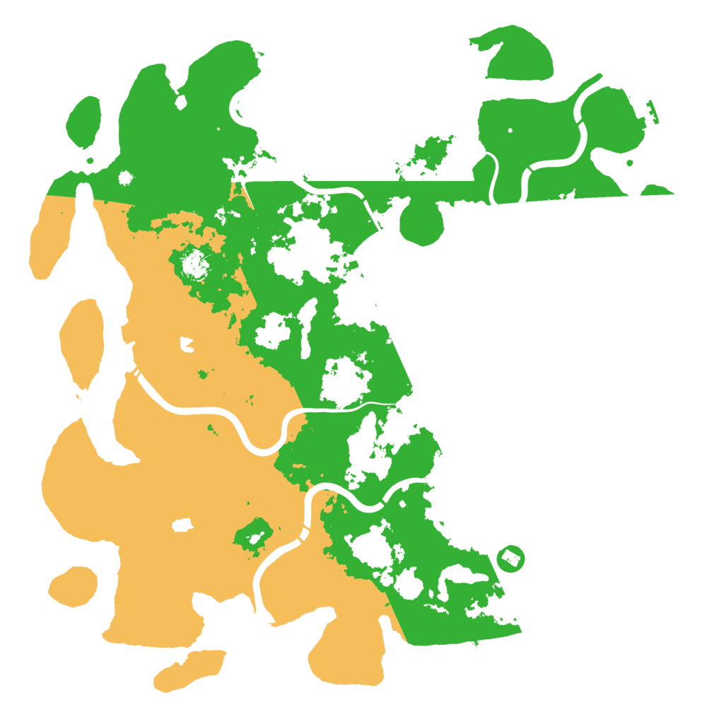 Biome Rust Map: Procedural Map, Size: 4500, Seed: 819597820