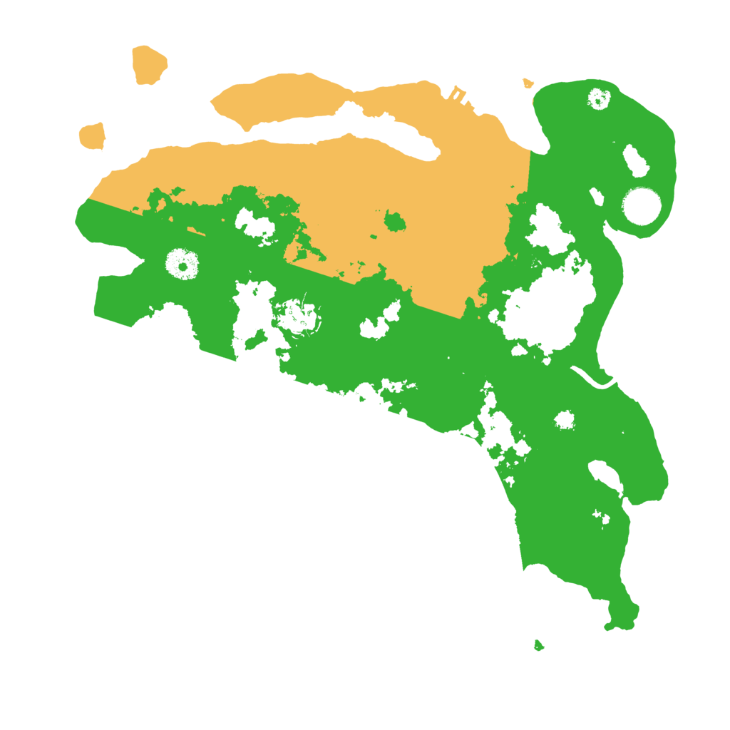 Biome Rust Map: Procedural Map, Size: 3400, Seed: 7