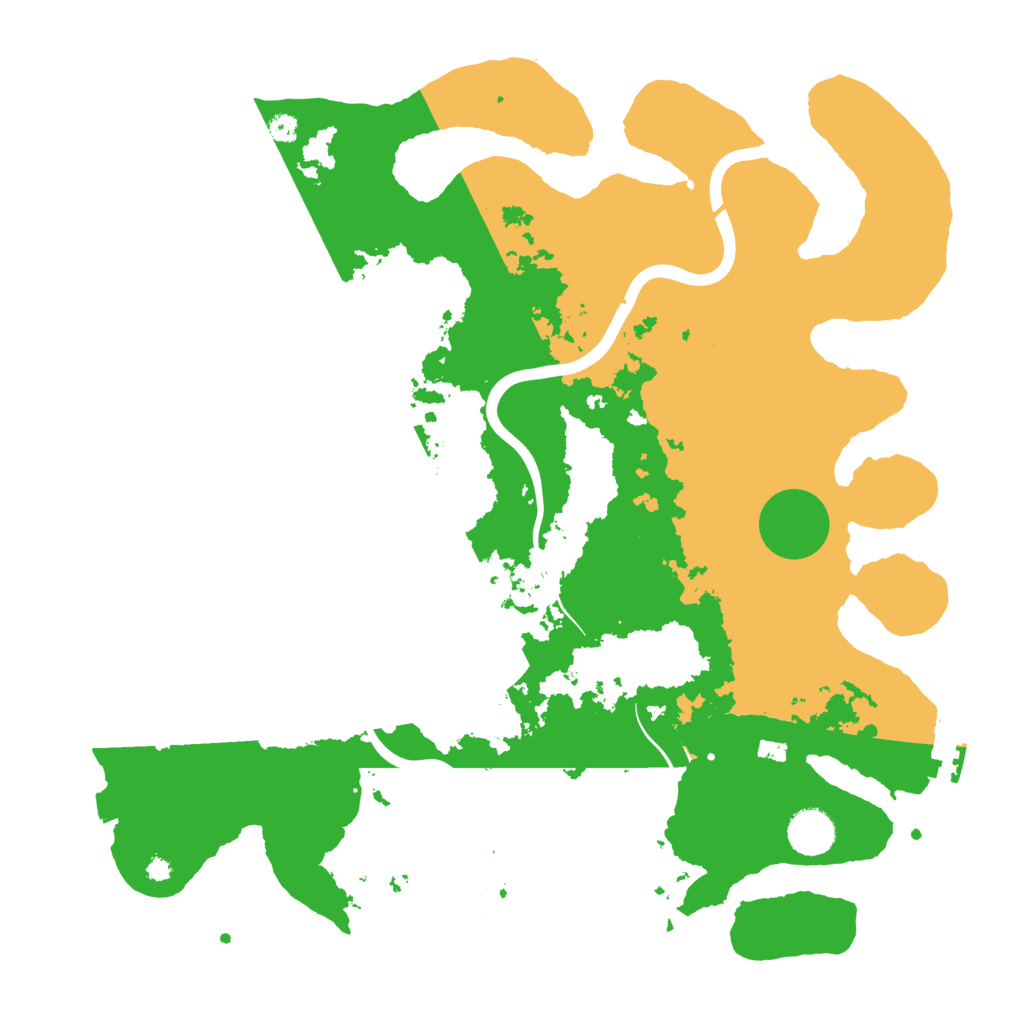 Biome Rust Map: Procedural Map, Size: 3850, Seed: 123456