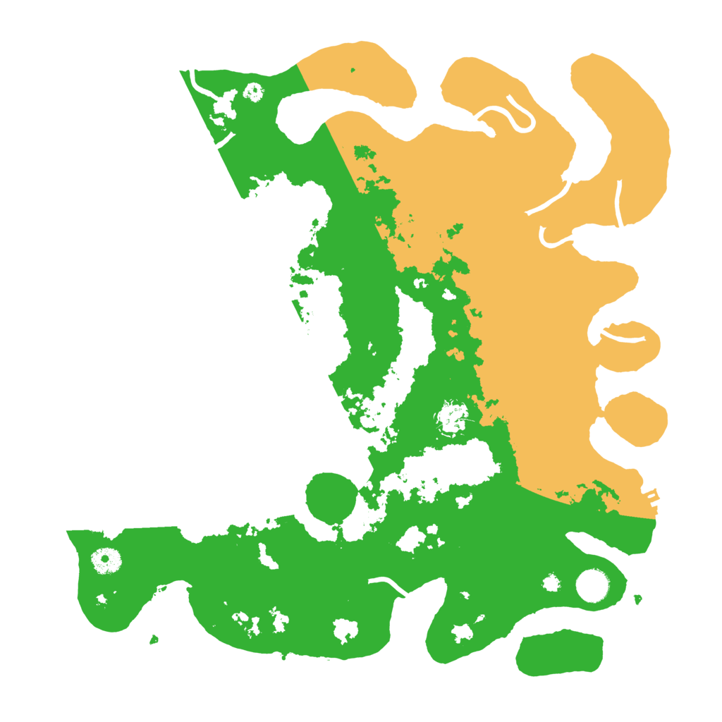 Biome Rust Map: Procedural Map, Size: 3850, Seed: 123456