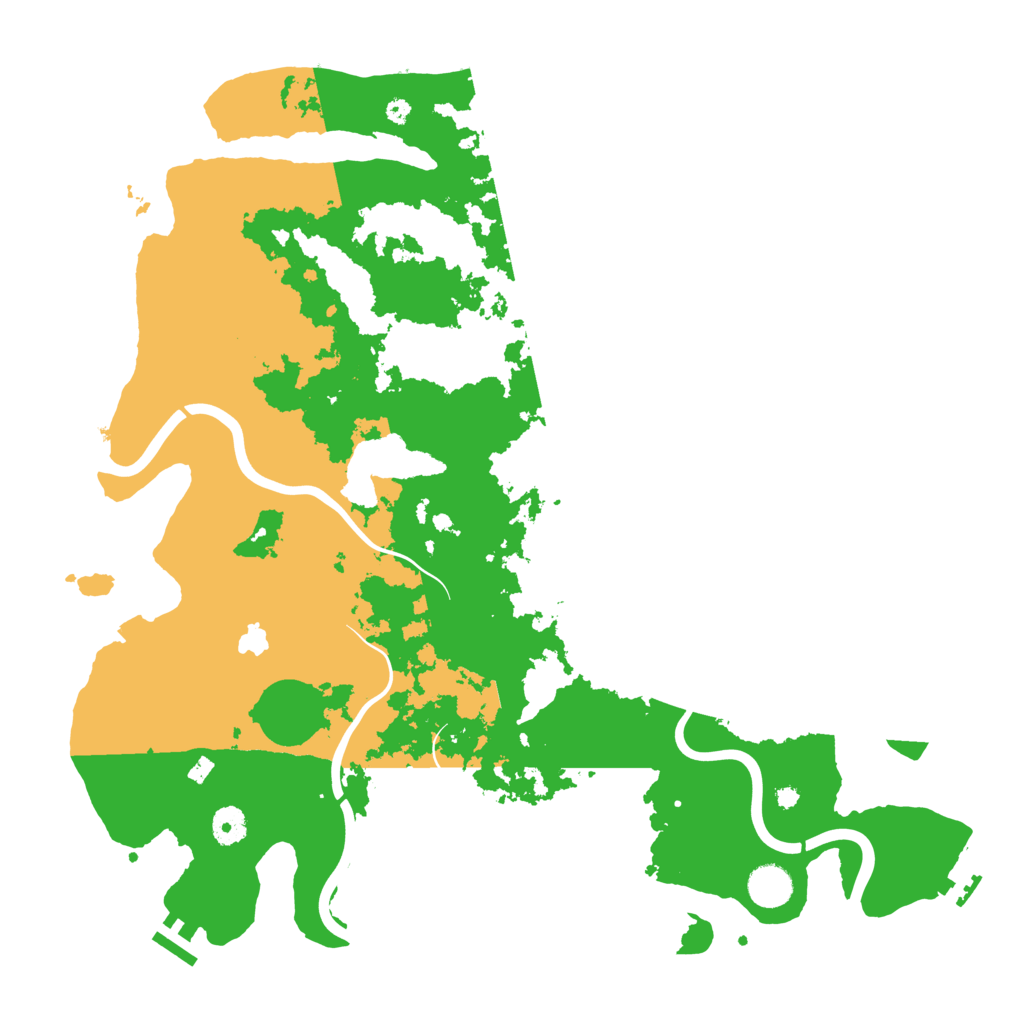 Biome Rust Map: Procedural Map, Size: 4205, Seed: 5418