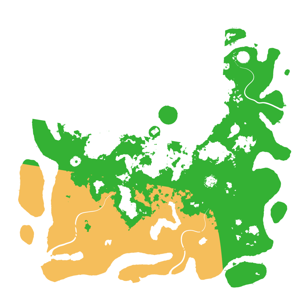 Biome Rust Map: Procedural Map, Size: 4500, Seed: 231178