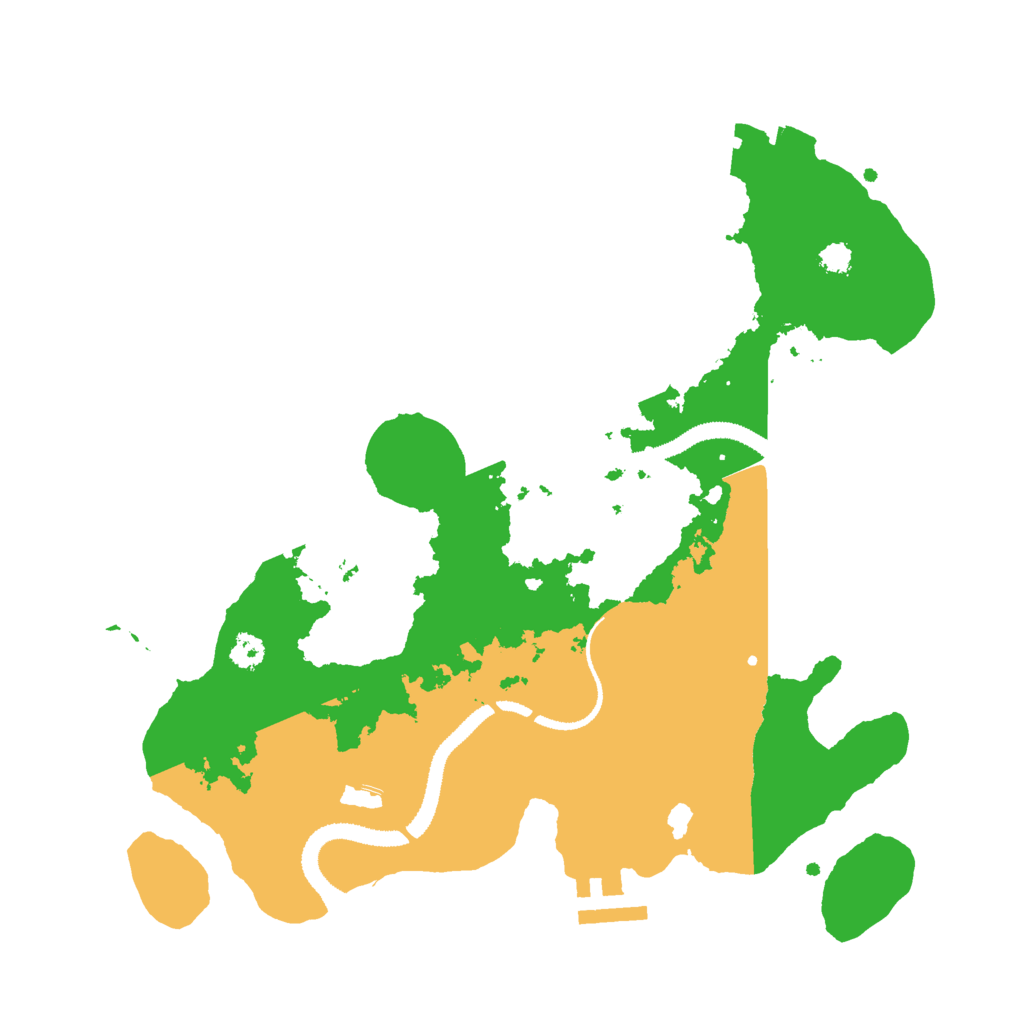 Biome Rust Map: Procedural Map, Size: 3000, Seed: 37737