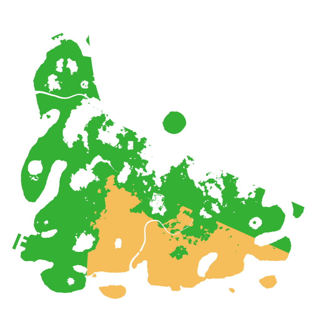 Biome Rust Map: Procedural Map, Size: 4000, Seed: 60500599