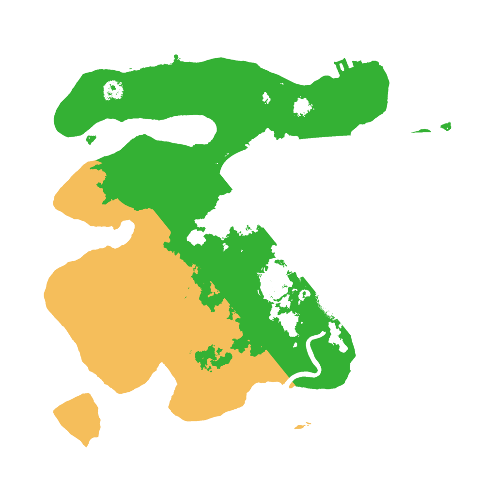 Biome Rust Map: Procedural Map, Size: 2523, Seed: 267174540