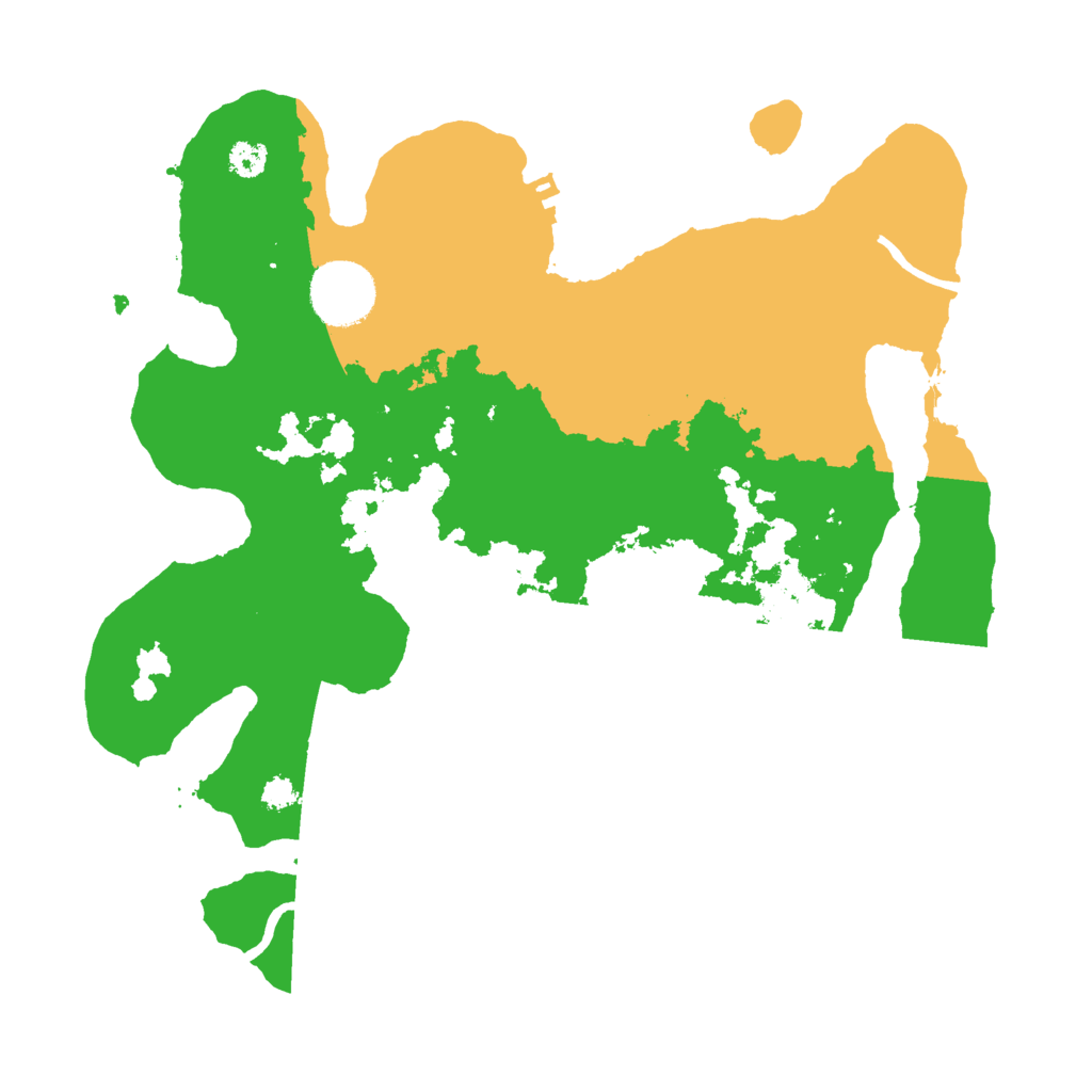 Biome Rust Map: Procedural Map, Size: 3000, Seed: 48453