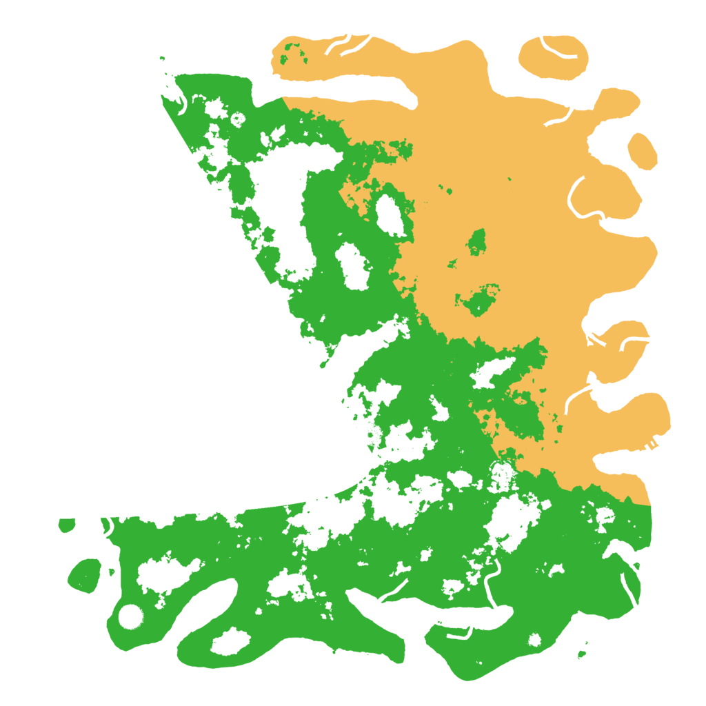 Biome Rust Map: Procedural Map, Size: 5000, Seed: 4809156