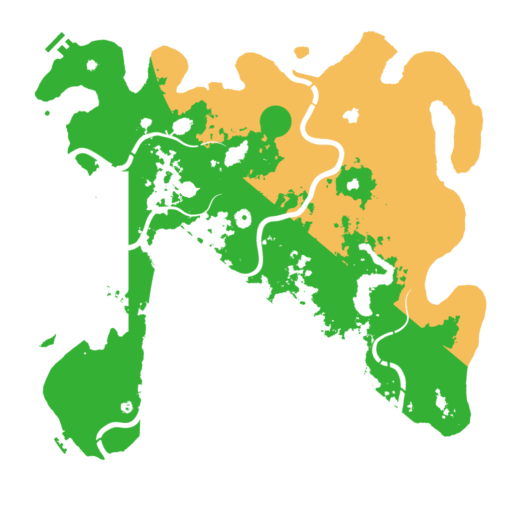 Biome Rust Map: Procedural Map, Size: 4300, Seed: 9111987