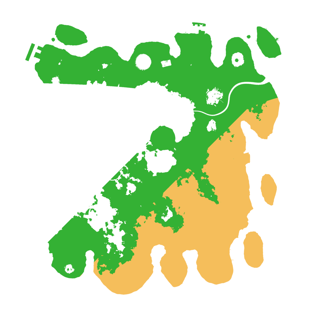 Biome Rust Map: Procedural Map, Size: 3500, Seed: 1798392736