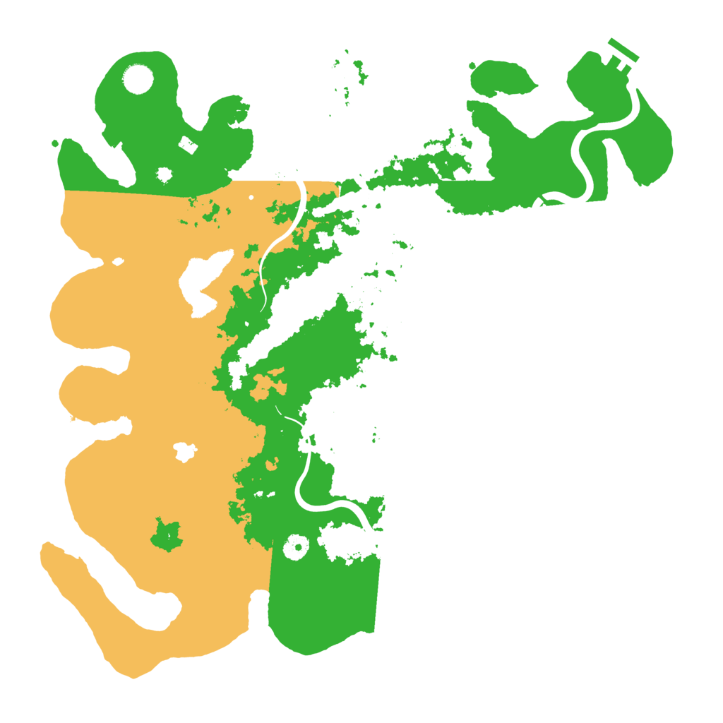 Biome Rust Map: Procedural Map, Size: 4250, Seed: 104