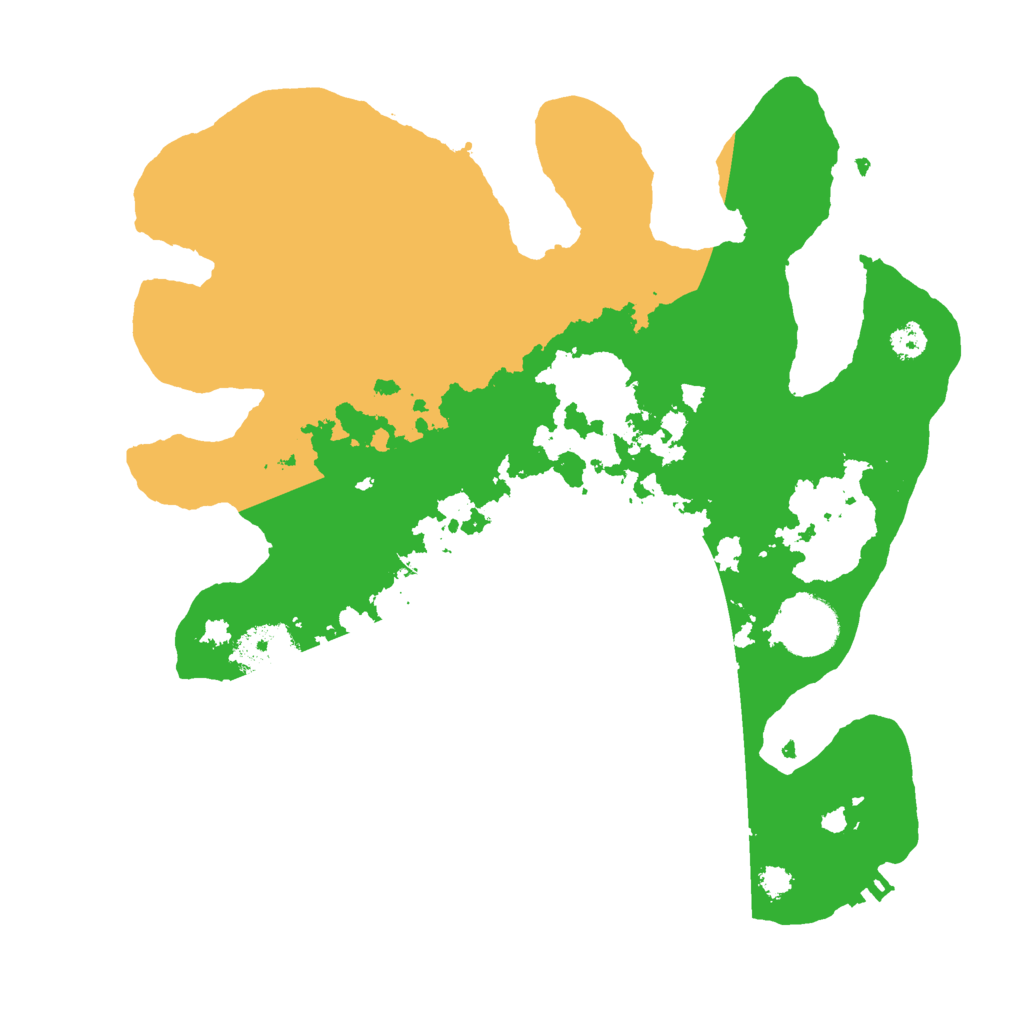 Biome Rust Map: Procedural Map, Size: 3000, Seed: 35174599