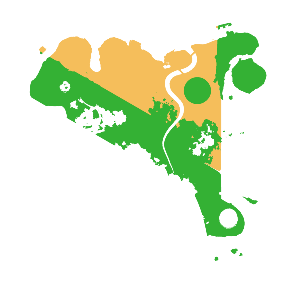 Biome Rust Map: Procedural Map, Size: 2900, Seed: 4250