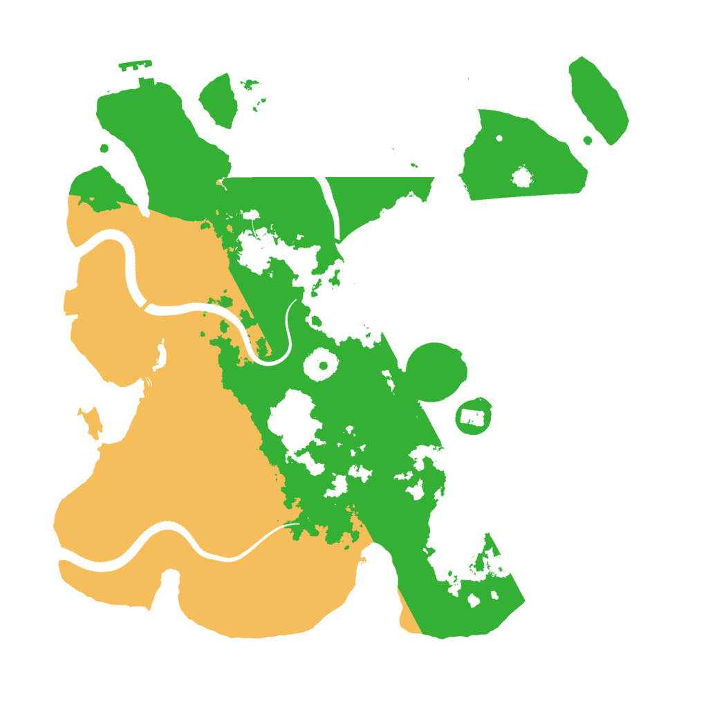 Biome Rust Map: Procedural Map, Size: 3250, Seed: 2070432215