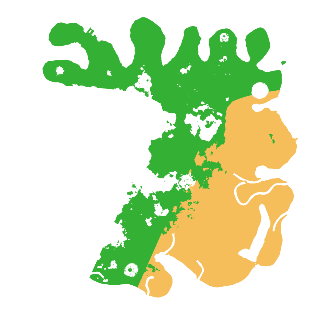 Biome Rust Map: Procedural Map, Size: 3500, Seed: 736310452