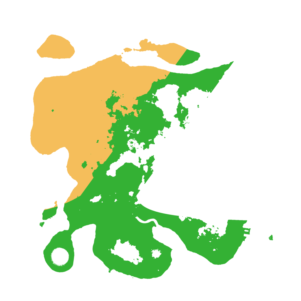 Biome Rust Map: Procedural Map, Size: 3000, Seed: 62613