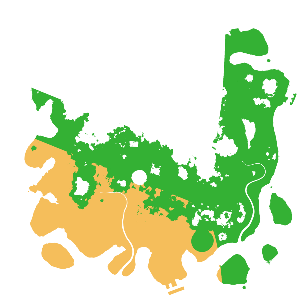 Biome Rust Map: Procedural Map, Size: 3750, Seed: 957535771