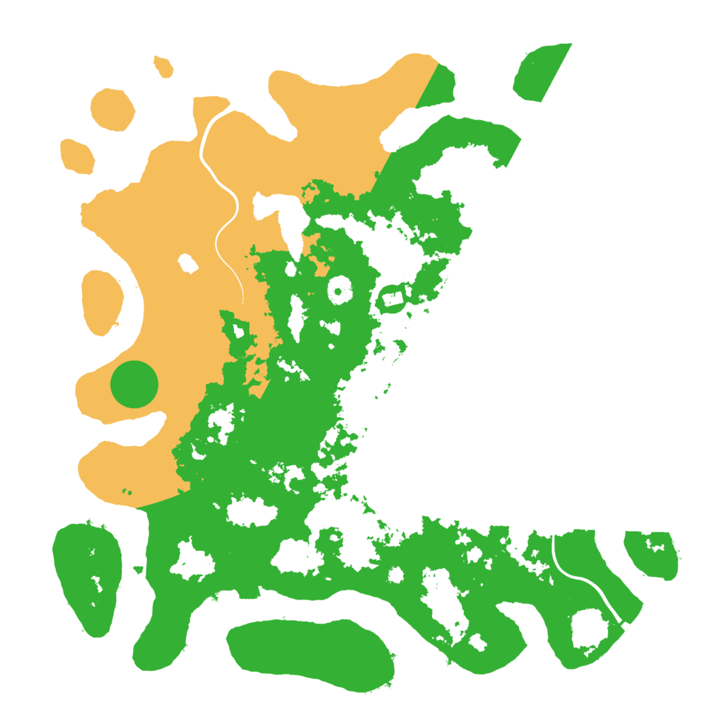 Biome Rust Map: Procedural Map, Size: 4000, Seed: 439687