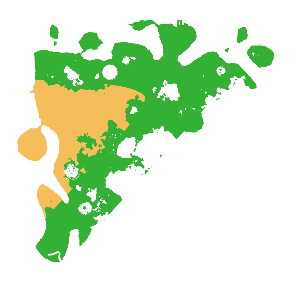 Biome Rust Map: Procedural Map, Size: 3500, Seed: 965996182