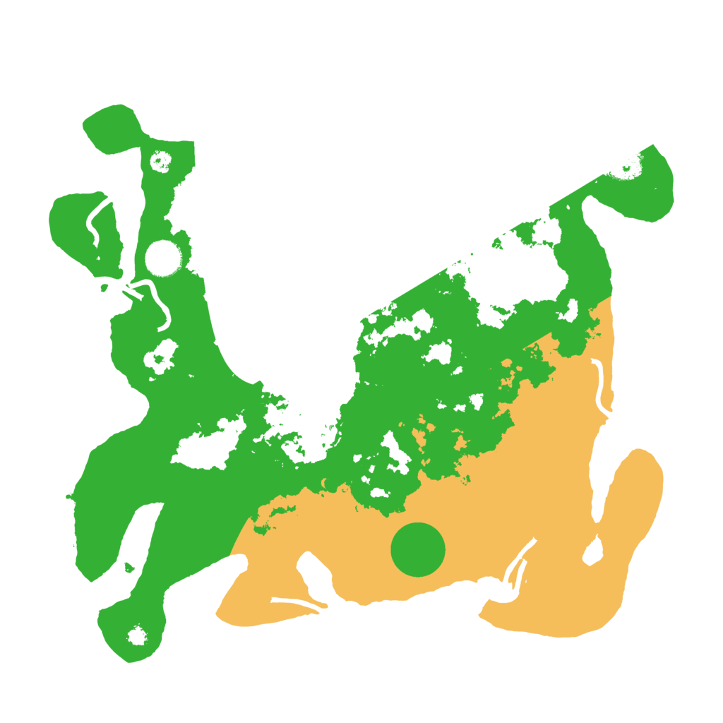 Biome Rust Map: Procedural Map, Size: 3500, Seed: 1861244982