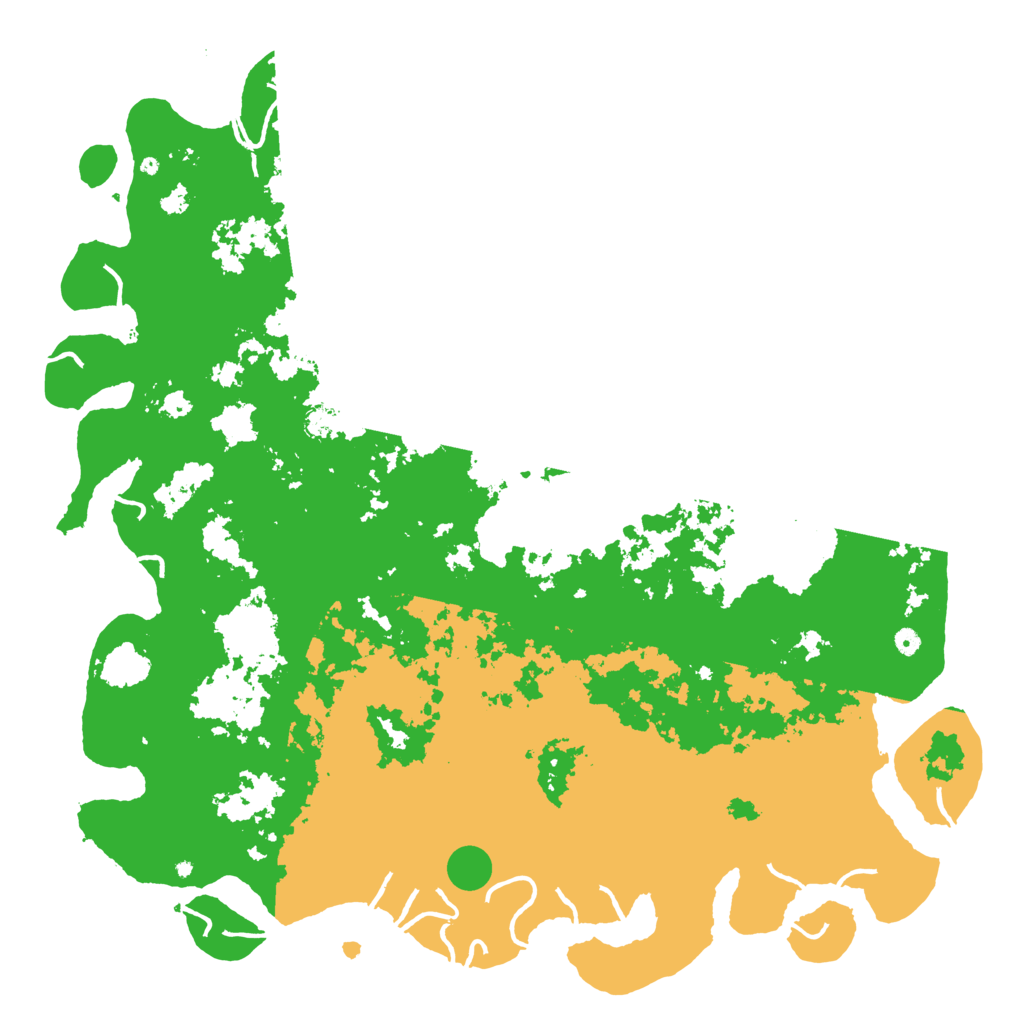 Biome Rust Map: Procedural Map, Size: 6000, Seed: 37532099