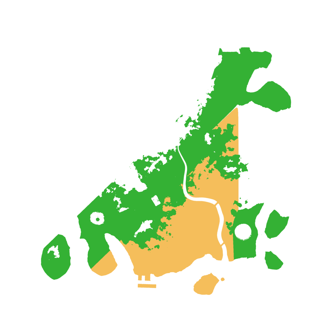 Biome Rust Map: Procedural Map, Size: 3500, Seed: 1806752854
