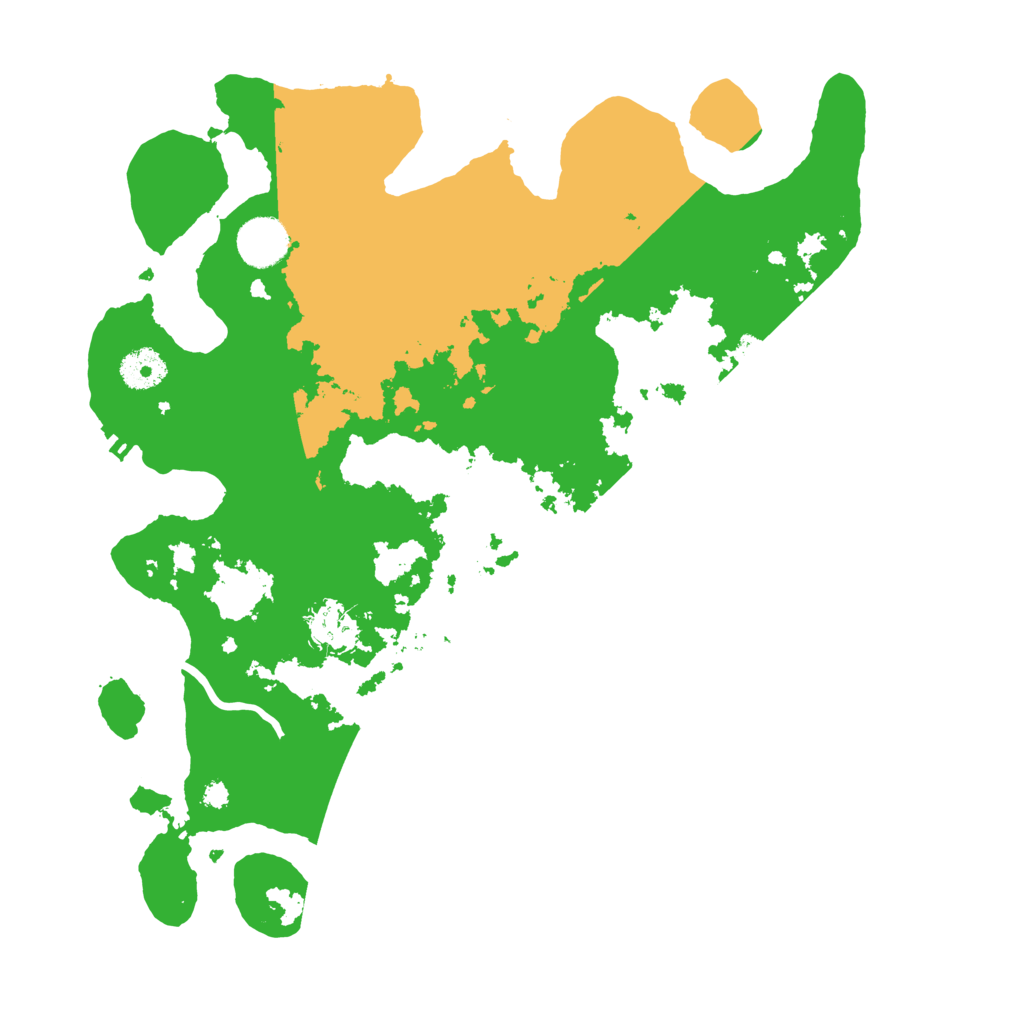 Biome Rust Map: Procedural Map, Size: 3600, Seed: 1173839673