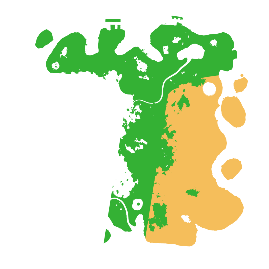 Biome Rust Map: Procedural Map, Size: 3600, Seed: 394117943