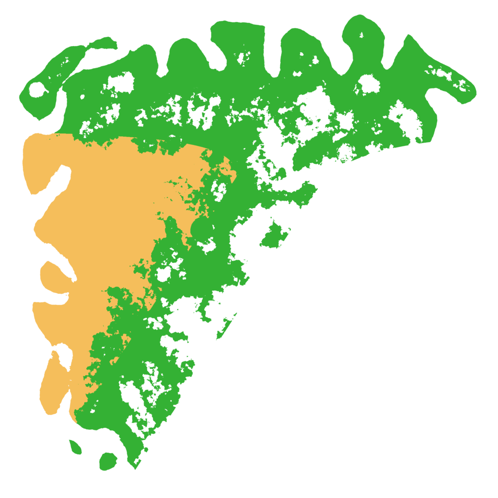 Biome Rust Map: Barren, Size: 6000, Seed: 44