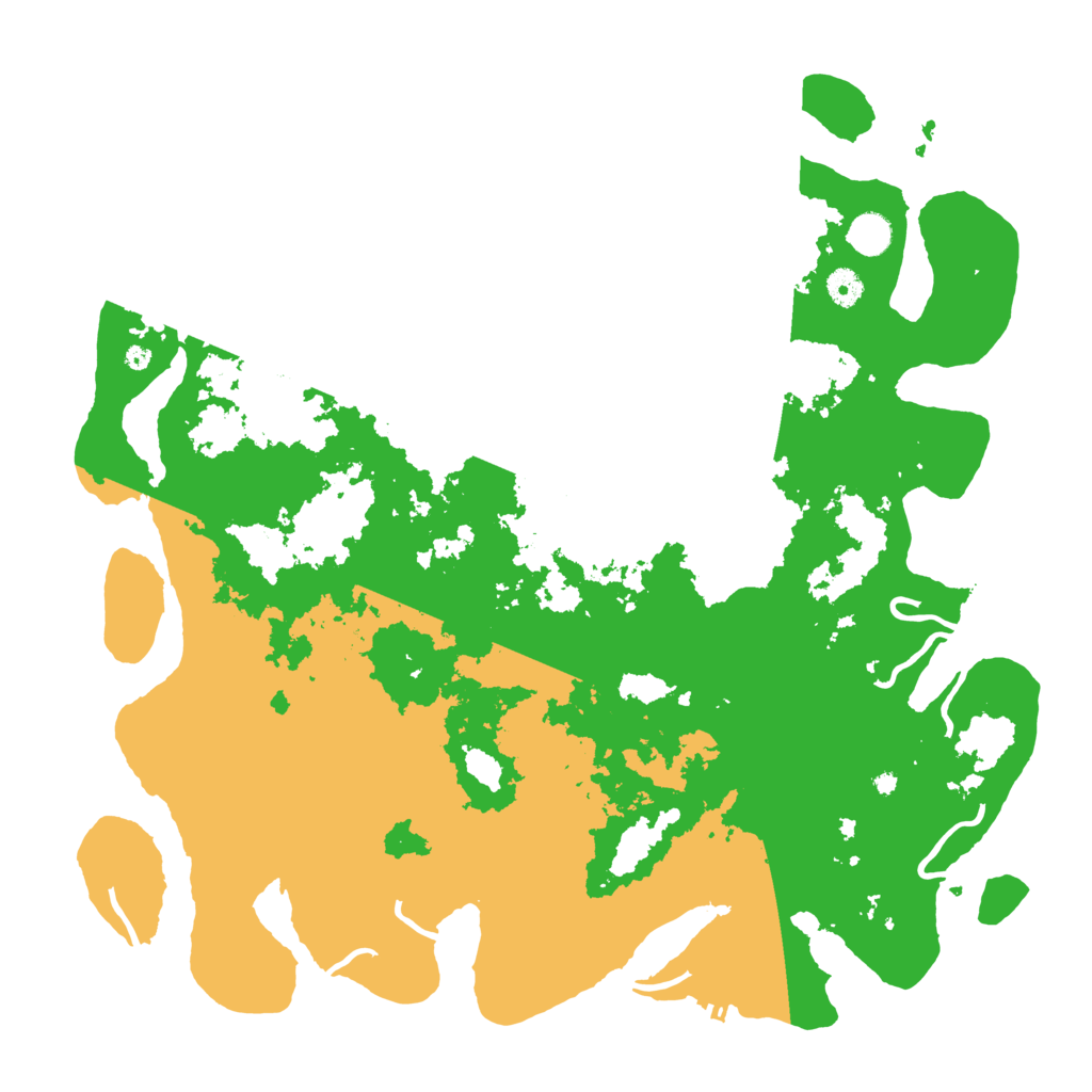 Biome Rust Map: Procedural Map, Size: 4500, Seed: 453060